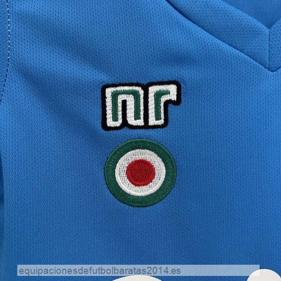 Nuevo 1ª Conjunto De Niños Napoli Retro 1987 1988 Azul Baratas